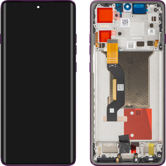 Motorola Οθόνη με Μηχανισμό Αφής και Πλαίσιο για Motorola Edge 60 Pro (Μαύρο)