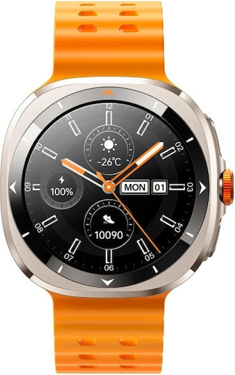 Joyroom Venture Series JR-FV2 Sport 47mm Smartwatch με Παλμογράφο (Πορτοκαλί)