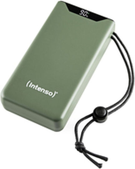 Intenso F20000 Power Bank 20000mAh Cu Port USB-A Și Port USB-C Power Delivery / Încărcare Rapidă Verde
