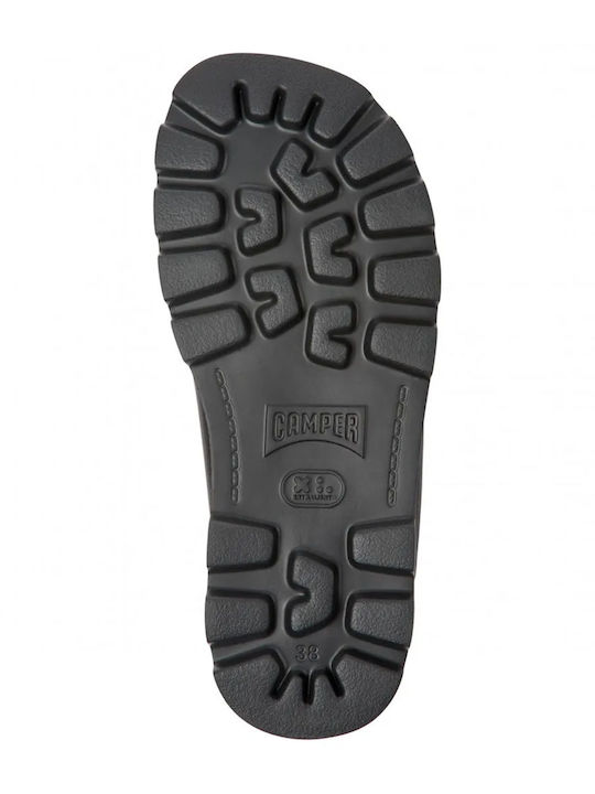Flat Δερμάτινα Mules σε Μαύρο Χρώμα