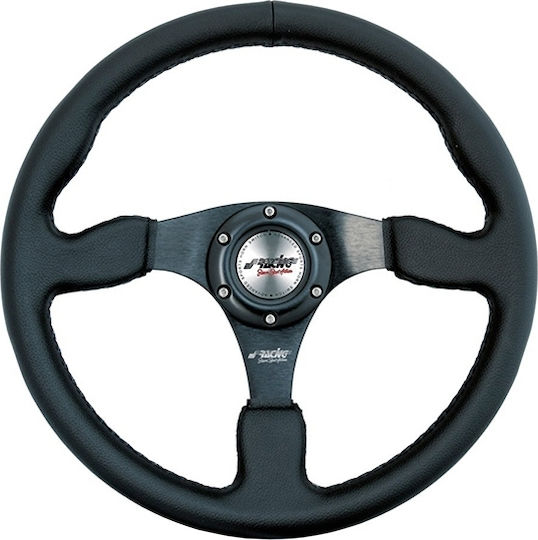 Simoni Racing Това е шаблон на течен език за имена на продукти в категорията "Волани за автомобили". Преведете само текстовите възли на течния шаблон на български език, като запазите началния синтаксис и HTML таговете както са, без да променяте нищо между '{' и '}'. Кормило за автомобил Defender Pelle Кожено Триактиново с диаметър 35см Сребърен/Черен