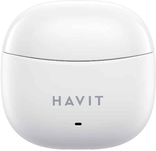 Havit TW941 In-ear Bluetooth Handsfree Căști cu Carcasă de Încărcare Alb