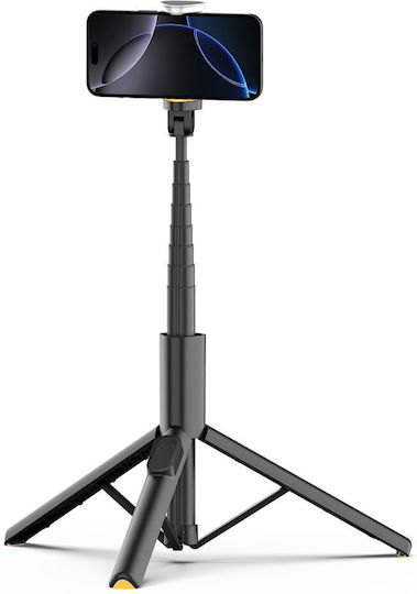 Tech-Protect L09s Selfie Stick Cell Phone Tripod Bluetooth Black
