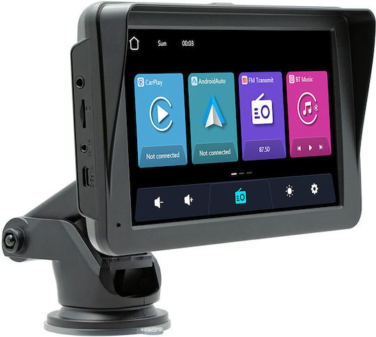 7-inch Multimedia Screen for Car Dashboard with Apple CarPlay Android Auto and GPS