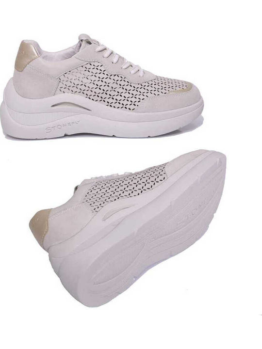 Γυναικεία Sneakers Birch White / Goat Brown