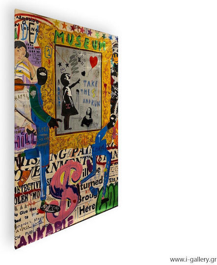 Canvas Painting Museum Pop Art 70x100 Cm