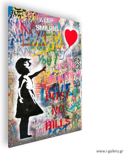 Πίνακας Καμβά Post No Bills Street Art 50x70 Cm