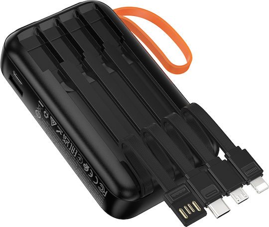 Hoco J151 Spirit Power Bank 10000mAh Черен