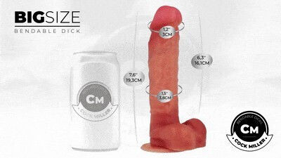 Cock Miller Ρεαλιστικό Dildo με Βεντούζα Flesh
