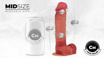 Cock Miller Realistic Dildo With Suction Cup Flesh