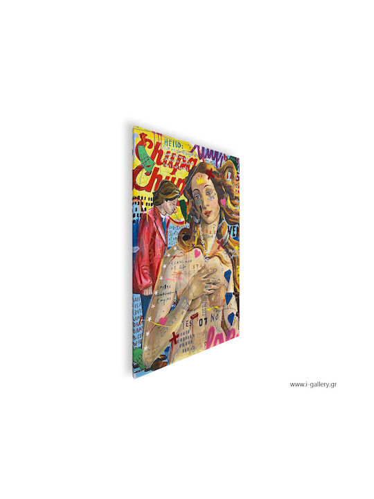 Πίνακας Καμβά Street Life Graffiti 70x100 Cm