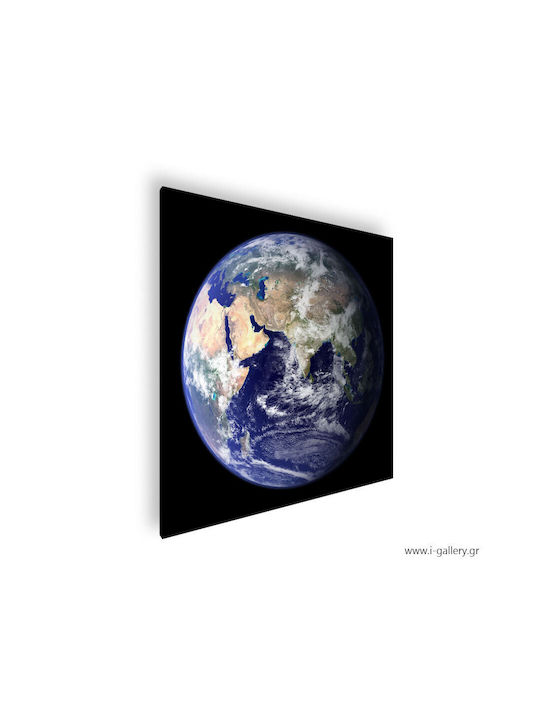 Πίνακας Καμβά Planet Earth 30x30 Cm