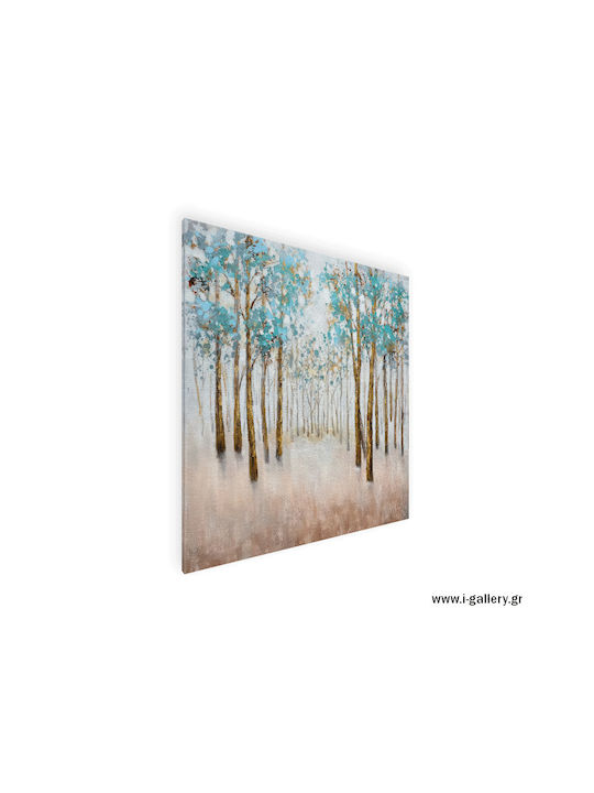 Canvas Painting Forest To World 90x90 Cm