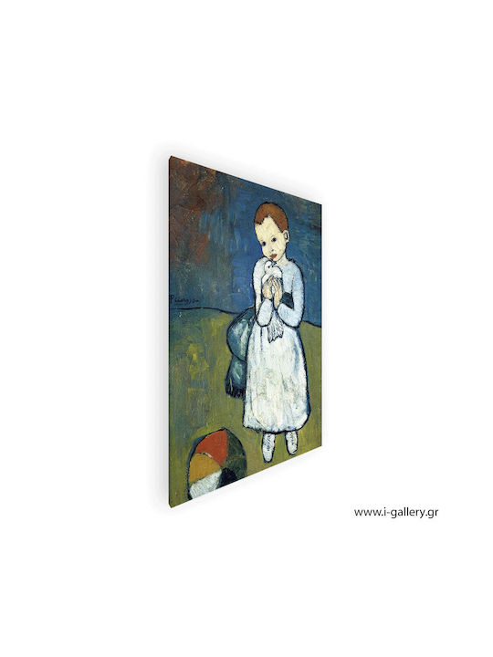 Πίνακας Ζωγραφικής Καμβά Picasso Child Dove 70x100 Cm