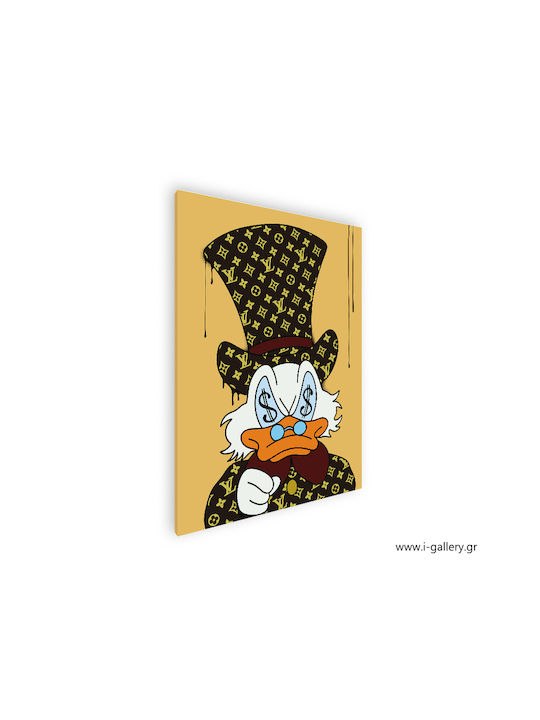 Canvas Painting Donald Duck Street Art 30x40 Cm