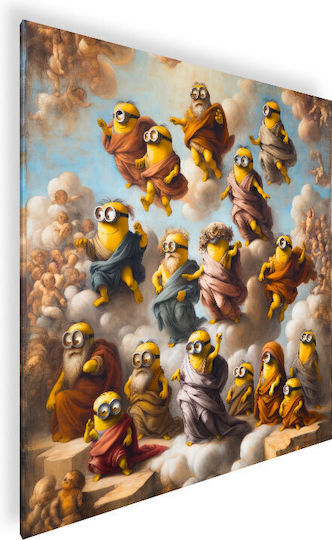 Canvas Painting God World 40x40 Cm