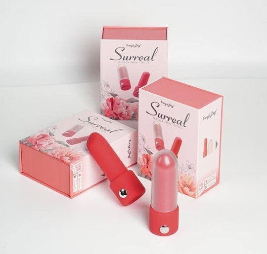 Tracy's Dog Surreal Mini Δονητής με Απομακρυσμένο Έλεγχο 9cm Κόκκινος
