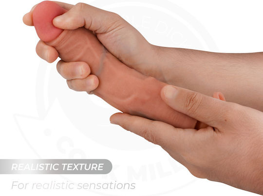 Cock Miller Realistic Vibrator with Remote Control 21.5cm Flesh