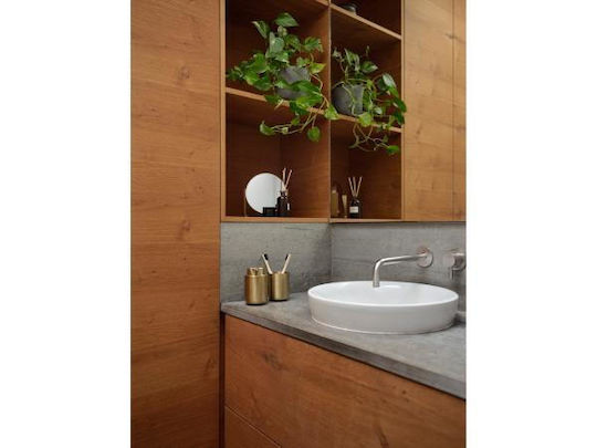 Zone Denmark Επιτραπέζιος Καθρέπτης Μεταλλικός 19x4x19,5 Ume Brass