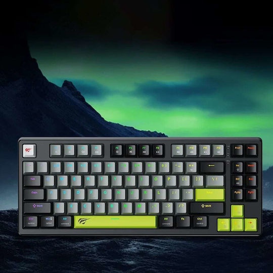 Havit KB904L Gaming Tastatur mit RGB-Beleuchtung (Englisch US) Black/Green