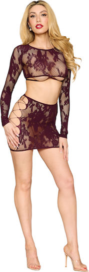 Dreamgirl Sexy Set Top Sleeves Short Skirt