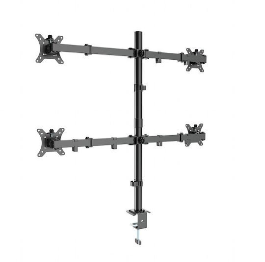 Gembird Βάση Γραφείου για 4 Οθόνες έως 32" (MA-D4-01)