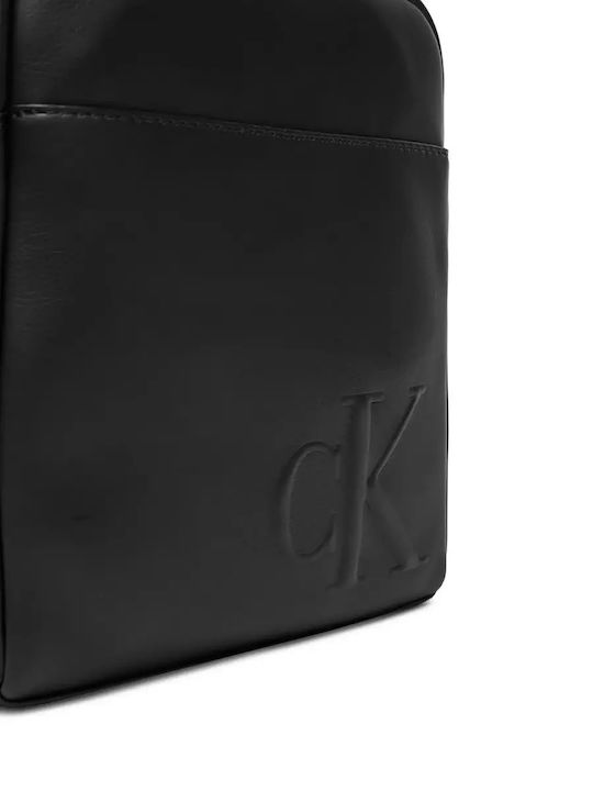 Calvin Klein Reporter Ανδρική Τσάντα Ώμου / Χιαστί Μαύρη