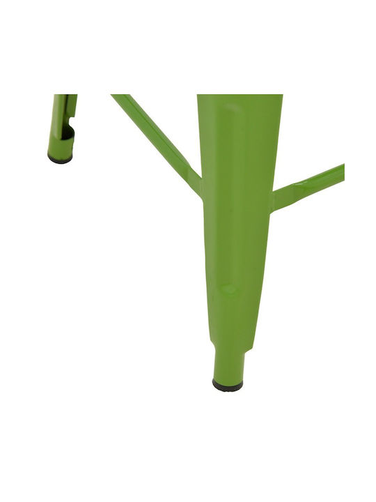 Stool Bar with Backrest Metallic Utopia Utopia Green Shade 42x42x86cm