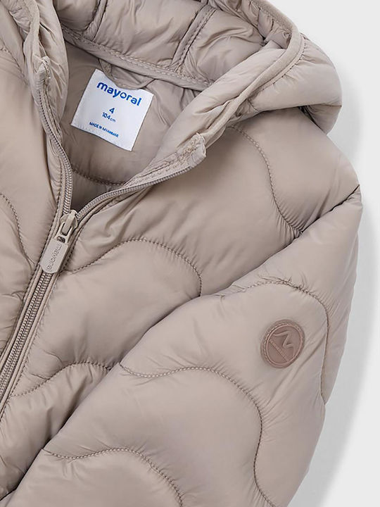 Kids' Casual Jacket with Hood Brown
