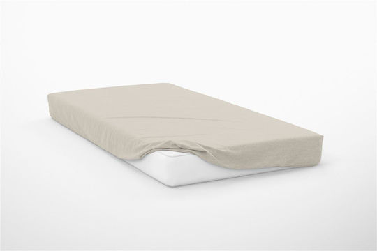 Dimcol Exotic Line Μονό 100x200+30εκ. με Λάστιχο Beige