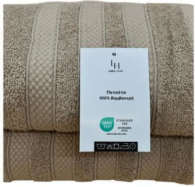 Linea Home Facecloth Verona 50x90cm Beige Weight 480gr/m²