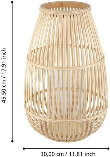 Eglo Bunawan Laterne Bamboo Beige 45.5x45.5x30cm 1Stück