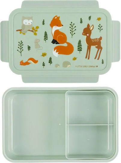 A Little Lovely Company Plastic Kids' Food Container Turquoise