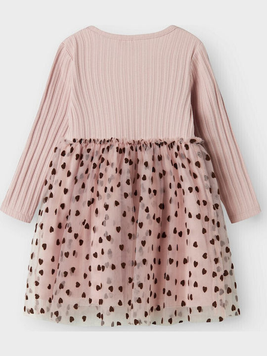 Kinderkleid Langärmelig Tüll Purple