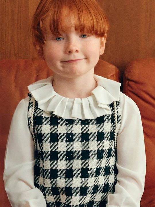 Children's Dress Long Sleeve Knitted Black