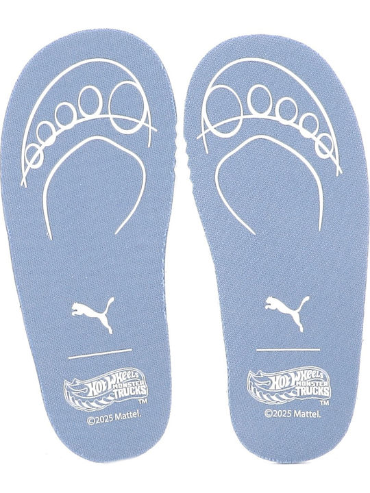 R78 Kids Sneakers with Hoop & Loop Closure Light Blue