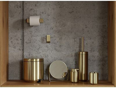 Zone Denmark Metallisch Badezimmer Mülleimer 4Es Zone Denmark Metallisch Badezimmer Mülleimer 4Es