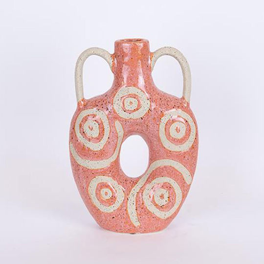 Διακοσμητικό Βάζο Keramik Rosa 20.5x7.2x31cm 1Stück