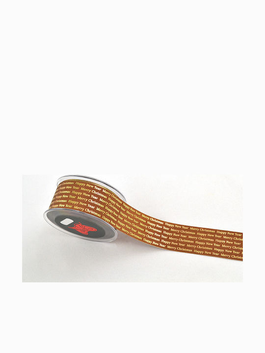 LiebeQueen Christmas Ribbon Bronze 1800x2.3cm 1pc