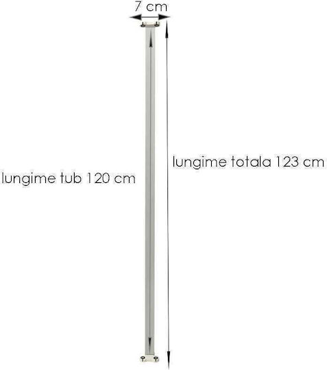 Двойно Тяло Led Неон 2x36w T8 120 См Дължина Алуминиево