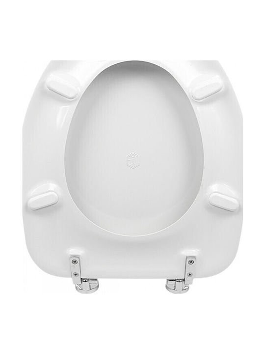 EVIOP Bakelite Toilet Seat Beige Bahama 2000 42.5cm