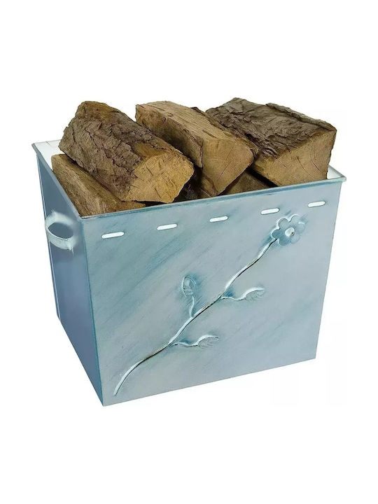 Thermogatz Μεταλλικό Κουτί Αποθήκευσης Ξύλων 47x35x40cm Χάλκινο