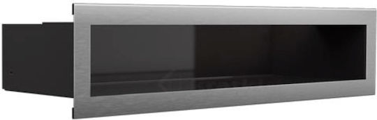 Kratki Perdea de aer pentru șemineu dreptunghiulară Perdea de aer pentru șemineu 40x9cm Negru