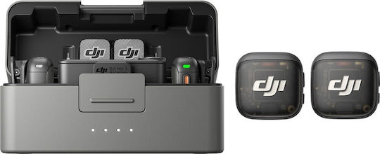 DJI Mic 3 (2 TX + 1 RX + Charging Case) Seturi Wireless Δυναμικό