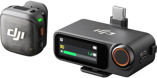 DJI Mic 3 (1 TX + 1 RX) Wireless Δυναμικό Microfon Zbor, Curea