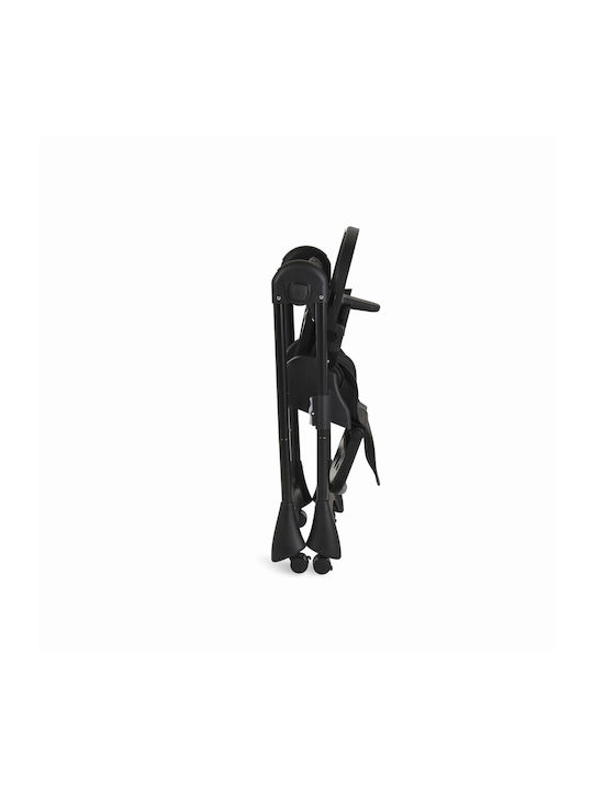 Moni Rico Foldable Baby Highchair With Adjustable Height Black