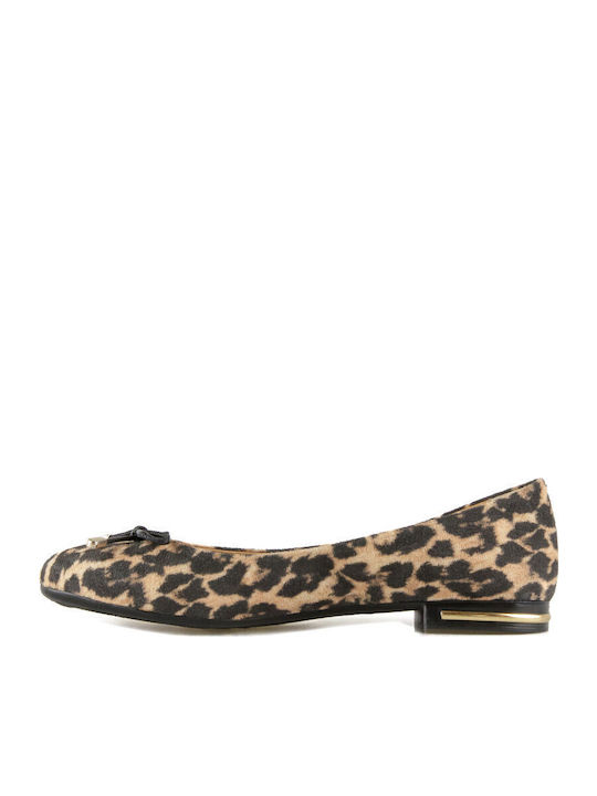 Damen Ballerinas in Braun Farbe