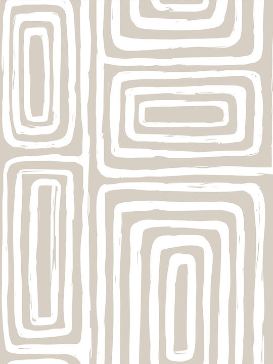 Wall Wallpaper Fabric Beige