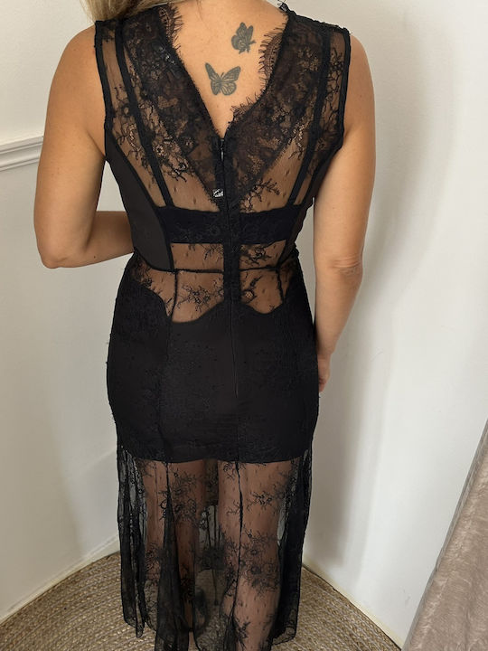 Maxi Evening Dress Black