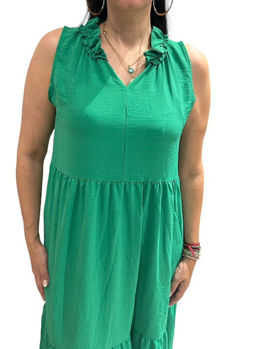 Summer Maxi Dress Green